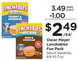 Ralphs Oscar Mayer Lunchables Fun Pack offer