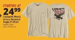 Rural King Carhartt men's irvine relaxed eagle t-shirt offer
