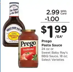 Ralphs Prego Pasta Sauce offer