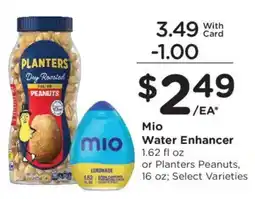Ralphs Mio Water Enhancer or Planters Peanuts offer