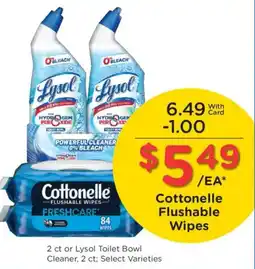 Ralphs Cottonelle Flushable Wipes offer