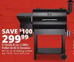 Rural King Z-Grills 8-in-1 BBQ Pellet Grill & Smoker offer