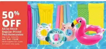 Rural King All In-Stock Regular-Priced Pool Accessories offer