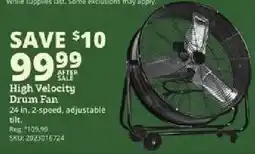 Rural King High Velocity Drum Fan offer