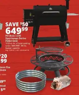 Rural King Pit Boss 1100 Sportsman Series Pellet Grill offer