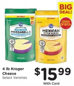 Ralphs Kroger cheese select varieties offer