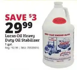 Rural King Lucas oil heavy duty oil stabilizer offer