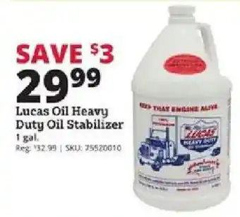Rural King Lucas oil heavy duty oil stabilizer offer