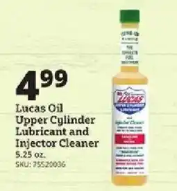 Rural King Lucas Oil Upper Cylinder Lubricant and Injector Cleaner offer