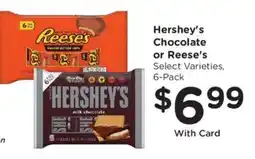 Ralphs Hershey's Chocolate or Reese's Select Varieties offer