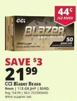 Rural King Cci Blazer Brass offer