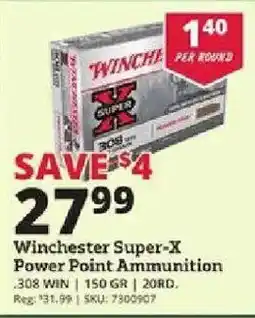Rural King Winchester Super-X Power Point Ammunition offer