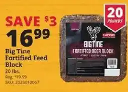 Rural King Big Tine Fortified Deer Block offer