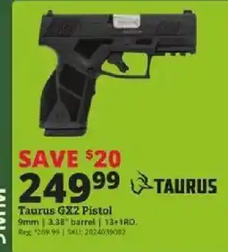 Rural King Taurus GX2 Pistol offer