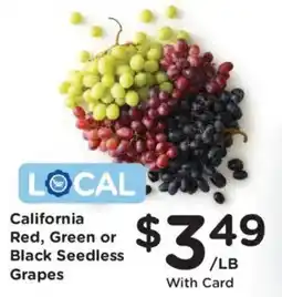Ralphs Local California Red, Green or Black Seedless Grapes offer