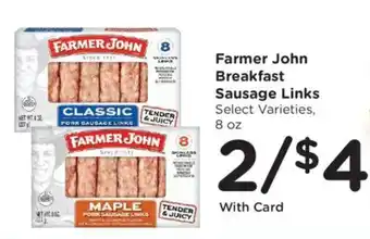 Ralphs Farmer John Breakfast Sausage Links offer