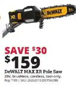 Rural King DeWalt Max Xr Pole Saw offer