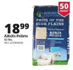 Rural King Daum Bros Alfalfa Pellets offer