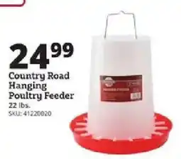 Rural King Country Road Hanging Poultry Feeder offer