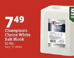 Rural King Champion's Choice White Salt Block offer