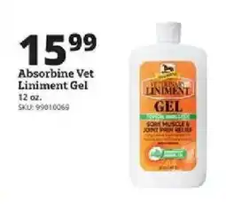 Rural King Absorbine Vet Liniment Gel offer
