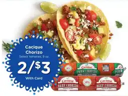 Ralphs Cacique chorizo offer