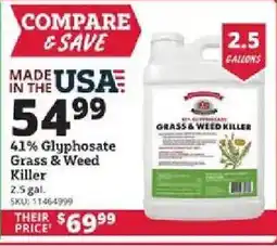 Rural King 41% Glyphosate Grass & Weed Killer offer