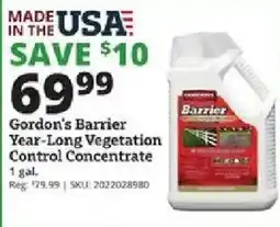 Rural King Gordon's Barrier Year-Long Vegetation Control Concentrate offer