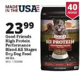 Rural King Good Friends High Protein Performance Blend All Stages Dry Dog Food offer