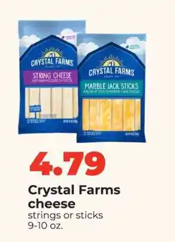 Hy-Vee Crystal Farms cheese offer