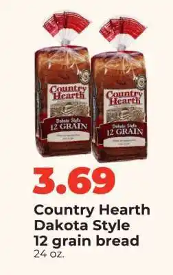 Hy-Vee Country Hearth Dakota Style 12 Grain Bread offer