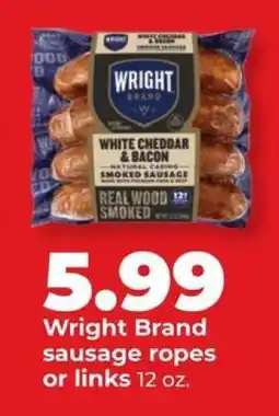Hy-Vee Wright Brand sausage ropes or links offer