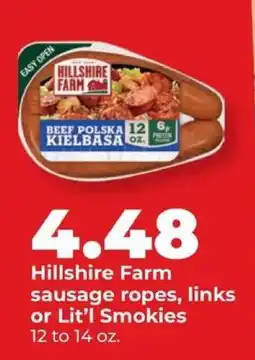 Hy-Vee Hillshire Farm Sausages offer