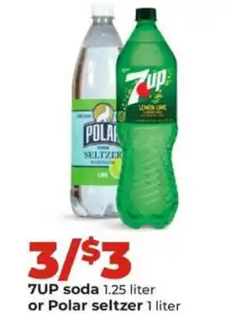 Hy-Vee 7UP soda or Polar seltzer offer