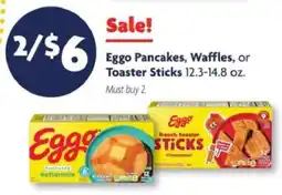 Family Dollar Eggo Pancakes, Waffles, or Toaster Sticks offer