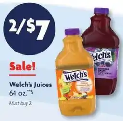 Family Dollar Welch's Juices offer