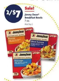Family Dollar Jimmy Dean Breakfast Bowls offer