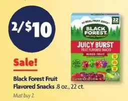 Family Dollar Black Forest Fruit Flavored Snacks offer