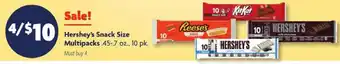 Family Dollar Hershey's Snack Size Multipacks offer
