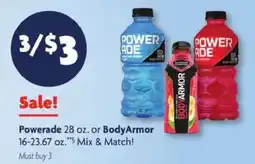 Family Dollar Powerade or Bodyarmor offer