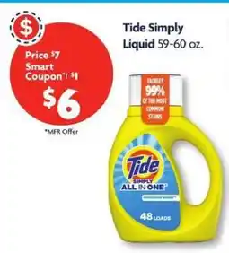 Family Dollar Tide Simply Liquid offer