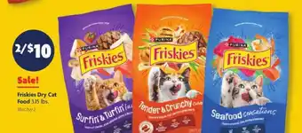 Family Dollar Friskies Dry Cat Food offer
