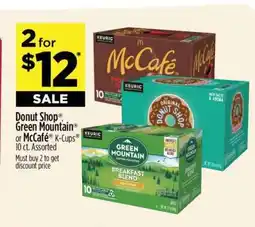 Dollar General Donut Shop , Green Mountain or McCafé K-Cups offer