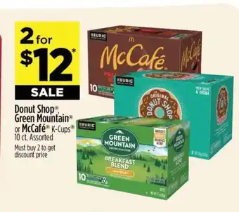 Dollar General Donut Shop , Green Mountain or McCafé K-Cups offer