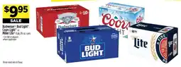 Dollar General Budweiser, Bud Light, Coors Light or Miller Lite offer