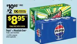 Dollar General Pepsi or Mountain Dew offer