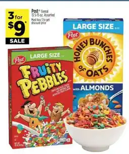 Dollar General Post Cereal offer