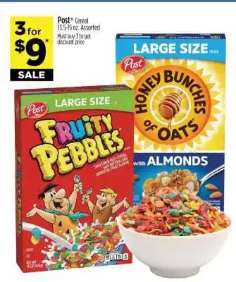 Dollar General Post Cereal offer