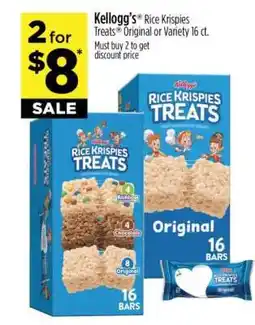 Dollar General Kellogg's Rice Krispies Treats offer
