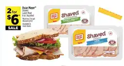 Dollar General Oscar Mayer Shaved Lunch Meat offer